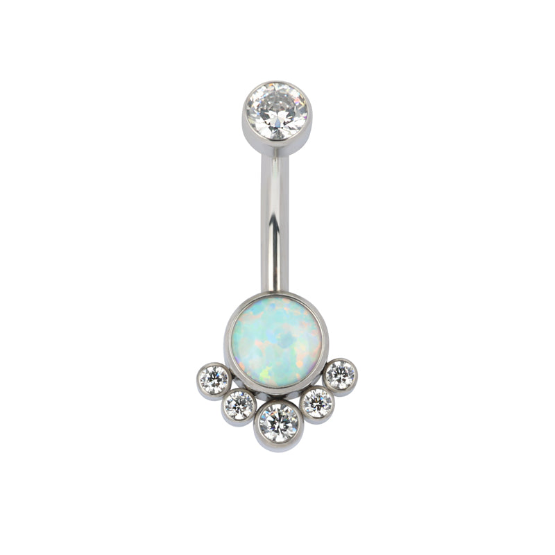 Navel Cz + Opalos Blancos