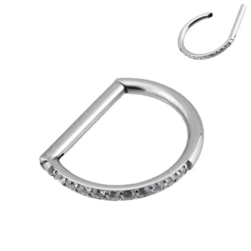 G Ring Cz Titanio ASTM F-136