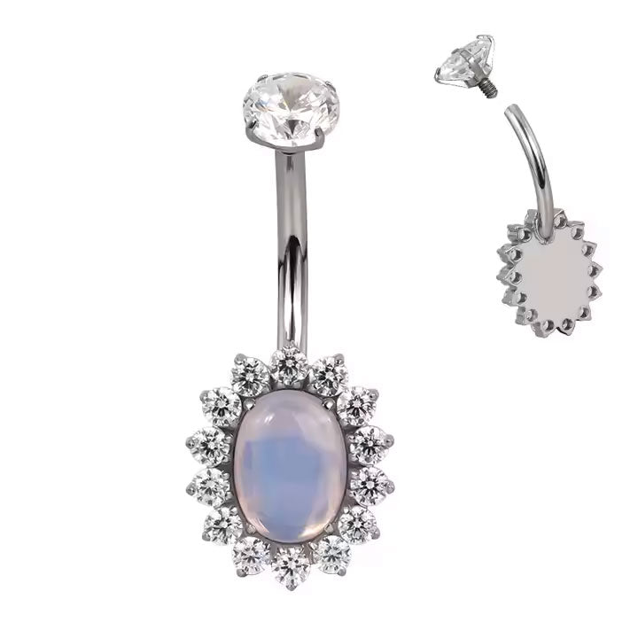Navel Natural Rose ASTM F-136