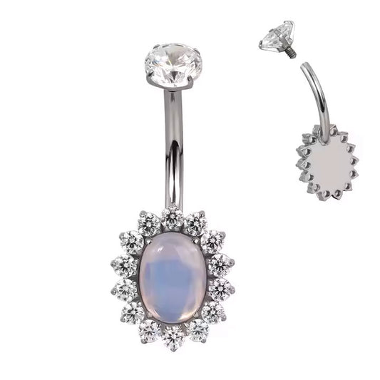 Navel Natural Rose ASTM F-136