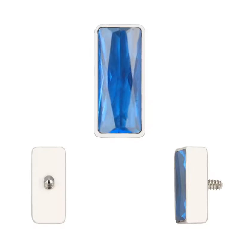 Rectángulo Azul Titanio