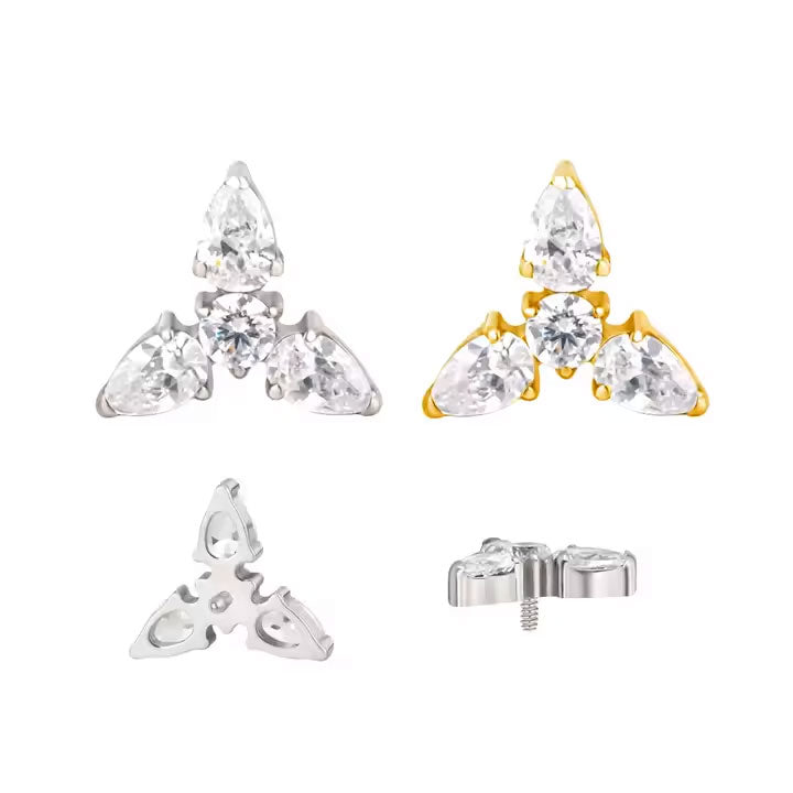 Triple Marquise + Punto ASTM F-136